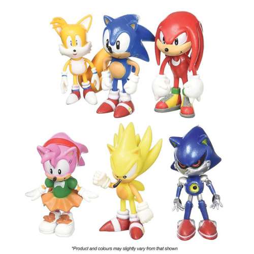 Sonic The Hedgehog Cake Topper Set - Click Image to Close